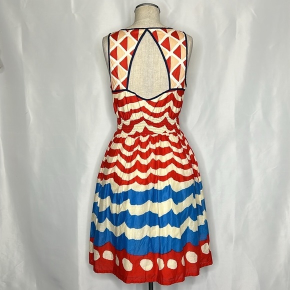 Anthro We Love Vera High Seas Dress Size S - Picture 3 of 8